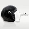 ZZ-BLACK-L-XL RIDEZ ZZ HELMET バイク用ジェットヘルメット RIDEZ(ライズ) 69396480