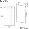 004181102 NF(ノンフッ素) 窓付耐油ガゼットパック HEIKO 69442025