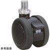 双輪キャスター Φ50 自在 ストッパー付 ネジ式 東海キャスター