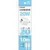 TAP156UCCC10W PD20W コンセントチャージャーC+A C to Cケーブル ホワイト 多摩電子 69488530