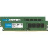 デスクトップ用増設メモリ 16GB(8GBx2枚)DDR4 3200MT/s(PC4-25600)CL22 UDIMM 288pin Crucial(クルーシャル)