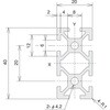 SFF-244 L=90 SF-20E40 SUS(GX[GX) 12262935