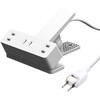 ECT-1430WH 電源タップ 延長コード クリップ式 3個口 2P 3m 雷ガード ほこり防止シャッター コンセント エレコム 69560208