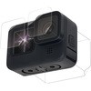 GoPro HERO9 Black用 保護フィルム ガラスフィルム 親水性 耐衝撃 指紋防止 光沢 ゴープロ9 硬度3H エレコム