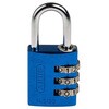Abus 安全用南京錠 パドロック アルミ、スチール 青 ABUS
