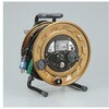 AC125V/30m メタルセンサーリール 感度調整/漏電遮断 エスコ
