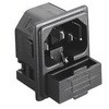 IECコネクタ オス スナップイン 10A 5 x 20mm 1箱 200個入 BULGIN