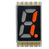 LEDディスプレイ 単桁 赤 数字表示器 7セグメント 1セット 100個入 岡谷電機産業