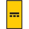 ケーブルマーカー 黄 1袋 1000個入 ヘラマンタイトン(タイトン)