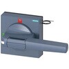 ロータリハンドル 3KD サイズ 4 3KF サイズ 4用 グレー 140mm Sentron 8UD SIEMENS