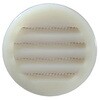 換気 グリル 55.8 Dia. x 12.8mm ポリアミド6 白 1袋 2個入 シュナイダーエレクトリック