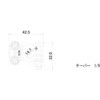 - バッテリーターミナル 真鍮製(黄銅製) モノタロウ 69902440