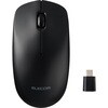 M-K8DRCBK 簡易梱包 USB Type-C(TM)無線光学式マウス[3ボタン/Lサイズ] エレコム 69918619