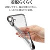 8097IP461TPLBK iPhone 16�p �Ɍ��ی�TPU���^���t���[���P�[�X ���X�^�o�i�i 70016585