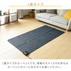 EUC-101+YASG-0920(SGY) ホットカーペット 本体&ラグセット YAMAZEN(山善) 70043831