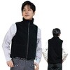 40216-S 手洗い洗濯できる黒色フリース発熱ベスト (ウェアのみ) STATUSUNI(ステータスユニ) 70048618