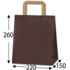 220-2 手提げ紙袋(平紐) フラットCB HEIKO 70118448