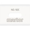 替刃 2枚 CERAMIC BLADE NO． 92C martor
