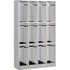 KSLNG-12-43T 抗菌ステンレスシューズロッカー(ロングタイプ) TRUSCO 70165559
