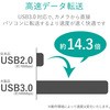 EDC-GUA3H-W LLAN A_v^ USB3.0 USBnut 3|[g P[u 30cm EU RoHSwߏ(10) GR 70244685