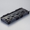 EA506AE-25 [ESD]ハイテク折りたたみ式コンテナ(扉付/27L) エスコ 70279547