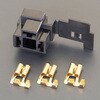 EA538RB-121 [H4用]カプラー&メス端子セット(二輪車用) エスコ 70287554