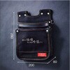4号帆布電工建築用スリムタイプ腰袋【2段】 KC-201H ニックス(KNICKS)