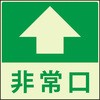 蓄光避難誘導標識ステッカー グリーンクロス