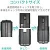 M-CCP1BBBK ワイヤレスマウス 無線 Bluetooth 5.0 3ボタン ブルーLED 静音 キャップクリップ  モバイル コンパクト チルト エレコム 70601239