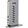 USB-C&USB-A対応ドッキングステーション/ノートパソコン拡張USB3.0ドック/4K60Hz対応HDMI&DiplayPortデュアルモニタ/6ポートUSB-Aハブ StarTech.com