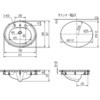 L-2594CD/BN8 ͂ߍ݂~`ʊ(t[)L-2594^Cv INAX(LIXIL) 70797573