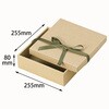 16-33 ギフト箱 ナチュラルBOX33号255角ヒモ付 ヤマニパッケージ ヤマニパッケージ 70802920