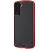 Galaxy S21+ 5G 耐衝撃ハイブリッド Puffull/クリア/レッド レイ・アウト