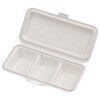 54837 弁当容器 KM-43-T ホワイト ケーピープラテック ケーピープラテック 70818871