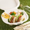 54848 弁当容器 NUCO ホワイト 肉球型パッケージ ケーピープラテック ケーピープラテック 70819379