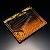RHBP485 弁当容器 バイオ 枠の内 煮80-2B K-たつみ茶 リスパック リスパック 70825679