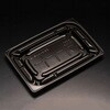 RHBU401 弁当容器 バイオデリカ優枠17-11B 黒 リスパック リスパック 70826379