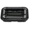 CP520290 仕切りなし弁当容器 CM-6黒セット(600枚) エフピコチューパ 70838717