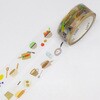 HR-0001 ラッピング用品 マスキングテープ SAIEN キッチン 15mm×3m カミイソ産商 カミイソ産商 70848070