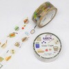 HR-0001 ラッピング用品 マスキングテープ SAIEN キッチン 15mm×3m カミイソ産商 カミイソ産商 70848070