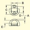 EA638BT-31B ウォール金具 (ステンレス製) エスコ 70975199