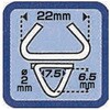 EA952BR-33 △型ホグリング (グリーンガルバ) エスコ 70975741