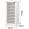 EA957FC-31 キャビネット(トレー型) エスコ 70982111