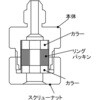 EA415B-10 チューブフィッティング エスコ 70982558