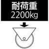 EA986KM-250 キャスター (自在金具・スプリング付き) エスコ 70985821