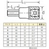EA617ZL-0A ビットソケット (INHEX) エスコ 71012570