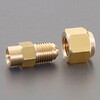 EA442AE-22 フレアハーフユニオン (ロウ付型) エスコ 71014216