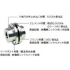 SFS サーボフレックスカップリング SFS-08S-C (シングルエレメント・無電解ニッケルめっき仕様) 三木プーリ