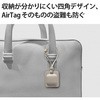 AT-LTSGY AirTag�p �z���_�[ �^�O ���U�[ �t���J�o�[ �J���r�i�t �X�g���b�v�t �G�A�^�O����h�~ �����h�~ �G���R�� 71149296