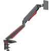 液晶ディスプレイアーム ゲーミングモニター用 LED内蔵 ガス式 クランプ対応 15-34インチ対応 耐荷重8kg 4軸 JAPANNEXT